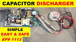 1114 Simple Capacitor Discharger [upl. by Aissac]