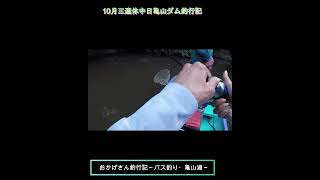 10月3連休中日亀山ダム【ショート2】～亀山湖・バス釣り～ Okagesan fishing notes lurefishing fishing bass ギルバイト [upl. by Ennyl410]