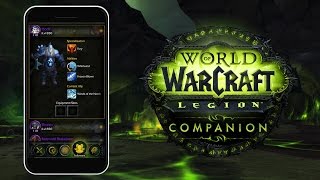 World of Warcraft Legion Companion App Deutsche Untertitel [upl. by Chew]