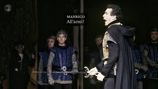 Ah sì ben mio Di quella pira  Franco Corelli 1962 La Scala Il trovatore  SUBTITLES [upl. by Ebner]