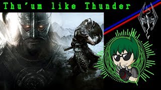 Skyrim Remix  Thuum Like Thunder Age of AggressionOppression Dragonborn [upl. by Htrahddis]