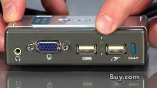 DLink KVM221 2Port USB KVM Switch with Audio Support [upl. by Daloris]