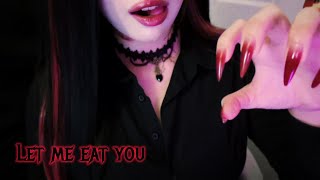 ASMR A Vampire Eats You Alive 🧛🏻‍♀️ l feeding time mouth sounds eating you sub✔️ [upl. by Eesac300]