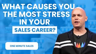 What Causes You The Most Stress In Your Sales Career And How Do You Handle It [upl. by Tindall469]