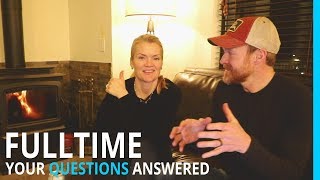 A CONVERSATION ABOUT FULL TIME RVING HOME INCOME DREAMS FRIENDS KIDS [upl. by Iives240]