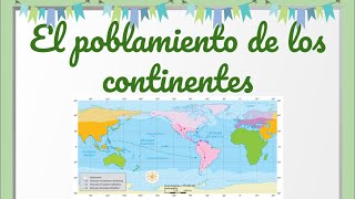 El poblamiento de los continentes [upl. by Toole]