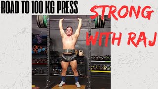 Road to 100 kg Press 100kgpress StrengthJourney GymMotivationStrongWithRajsquatsyoutubeviral [upl. by Weiler806]