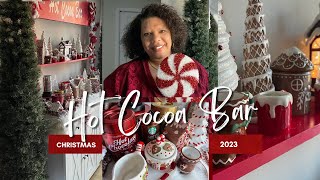 DIY Hot Cocoa Bar Christmas 2023 [upl. by Leirbag]