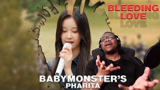 THE BRIDGE  BABYMONSTERS PHARITA on BEGIN AGAIN  BLEEDING LOVE  REACTION [upl. by Nodarse506]