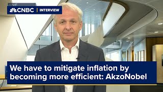 We have to mitigate inflation by becoming more efficient AkzoNobel [upl. by Amiel]