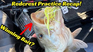 2024 Redcrest Practice Recap Did I Find The Winning Fish [upl. by Ruhtracam]