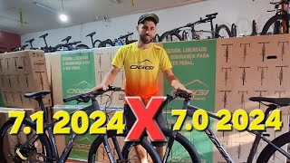 OGGI 70 X OGGI 71 ANO 2024 VAGUINHO BIKES [upl. by Aleydis479]