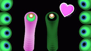 Slitherio  Slitherio Monster Love  Epic Plays [upl. by Ahseneuq763]