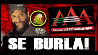 El Cibernetico quotSE BURLAquot de LA GENTE que LO QUIERE VER en TRIPLEMANIA REGIA AAA [upl. by Melborn]