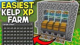 Easiest Kelp XP Farm Minecraft Bedrock 121 MCPEXboxPS4Nintendo SwitchWindows10 [upl. by Steffy]