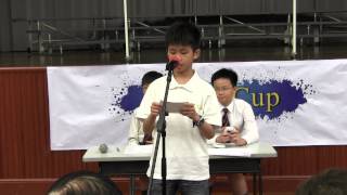 Talent Cup 2015 Eng Debate  HK Association of Debaters vs Raimondi College Primary Section [upl. by Nenad89]