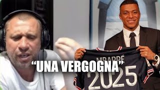 Cassano commenta il rinnovo di Mbappé con il PSG [upl. by Atwood]