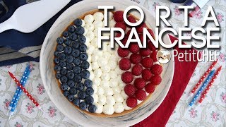 Torta tricolore bandiera francese  Ricetta PetitChefit [upl. by Attener]