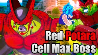 The ULTIMATE DBZ NIGHTMARE Red Potara Cell Max Is IMPOSSIBLE  Dragon Ball Z Tenkaichi 3 [upl. by Nosde]