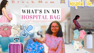 Whats in My hospital bag  labour amp deliverydeliveryకి వెళ్లేముందు మర్చిపోకుండా ఏవేవి సర్దుకోవాలి [upl. by Arleen]