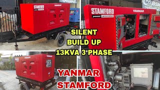 GENSET SILENT YANMAR 13KVA  TRAILER SIAP DI AJAK KERJA BOS [upl. by Gawlas]