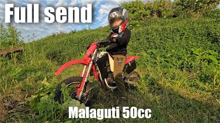 Malaguti grizzly 50cc  full send [upl. by Notgnilliw]