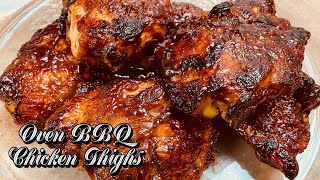 Oven BBQ Chicken Recipe  Easy and Delicious [upl. by Carman]