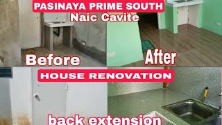 HOUSE RENOVATION PRIME SOUTH PASINAYA NAIC CAVITE pasinayaNAIC CAVITE [upl. by Enilauqcaj]