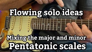 HOW TO MIX THE MAJOR AND MINOR PENTATONIC SCALE RUSTYS GUITAR IMPROVISATION LESSON [upl. by Lokin]