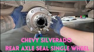 Chevy Silverado 2500 rear axle seal single wheel or rear wheel seal [upl. by Hgielrebmik]