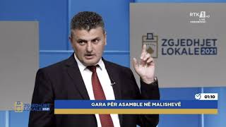 ZGJEDHJET LOKALE 2021  GARA PËR ASAMBLE NË MALISHEVË 28092021 [upl. by Lust]