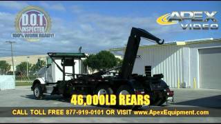 Kenworth T800 Hook Lift Truck Working Video [upl. by Issac323]