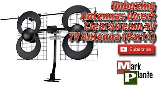 Unboxing  Antennas Direct ClearStream 4V TV Antenna Part 1 [upl. by Enelhtac120]