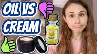 Is it better to use OIL VS CREAM for THE FACE Dr Dray [upl. by Bonne]