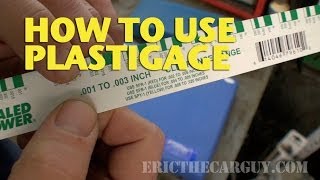 How To Use Plastigage EricTheCarGuy [upl. by Edrei]