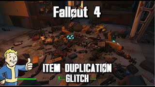 Fallout 4  INFINITE FUSION CORES amp MININUKES  Item Duplication Glitch using Dogmeat [upl. by Yenrab]