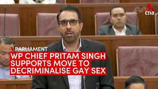 Pritam Singh speaks in debate on repealing Section 377A [upl. by Row]