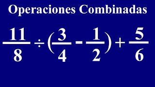 OPERACIONES COMBINADAS con Paréntesis [upl. by Schroeder869]