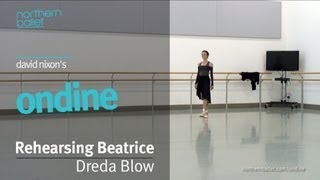 Northern Ballet  Ondine  Rehearsing Beatrice [upl. by Kylie]