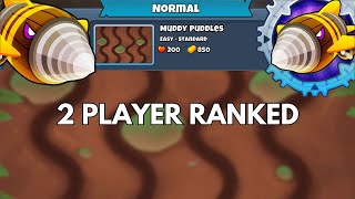 Ranked 2 Player DreadBloon On Muddy Puddles l Bloons TD 6 [upl. by Eserrehs]