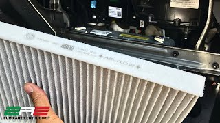 How To Replace Cabin Air Filter In Alfa Romeo Stelvio Quadrifoglio  StepByStep [upl. by Arhoz]