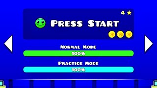 Geometry dash press start All Three Coins [upl. by Oinimreh382]