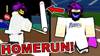 Hitting HOME RUNS With the Boys in HCBB Baseball ROBLOX [upl. by Godard]