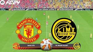 FC 24  Manchester United vs BodoGlimt  UEL UEFA Europa League  PS5™ Full Gameplay [upl. by Onitsoga]