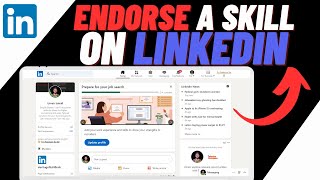 How To Endorse A Skill On LinkedIn  Quick amp Easy [upl. by Adneram]