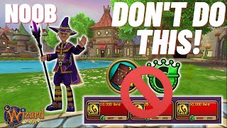 Wizard101 Top 10 Biggest Mistakes New Wizards Make [upl. by Okubo]