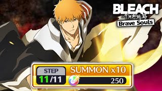 TYBW Ichigo Unveil Summons  Bleach Brave Souls [upl. by Berfield736]