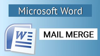 Mail Merge Step by Step In Microsoft Word  Mail Merge in Word [upl. by Gilboa652]