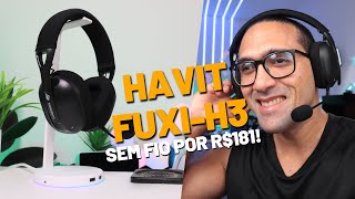 HAVIT FUXIH3  UM HEADSET GAMER SEM FIO COM BLUETOOTH E BARATO [upl. by Nealey]