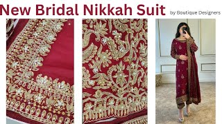 Latest Handmade Nikkah Suit I To order WhatsApp923020871194 [upl. by Cleodal]